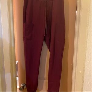 Women’s Burgundy Scrub Pants